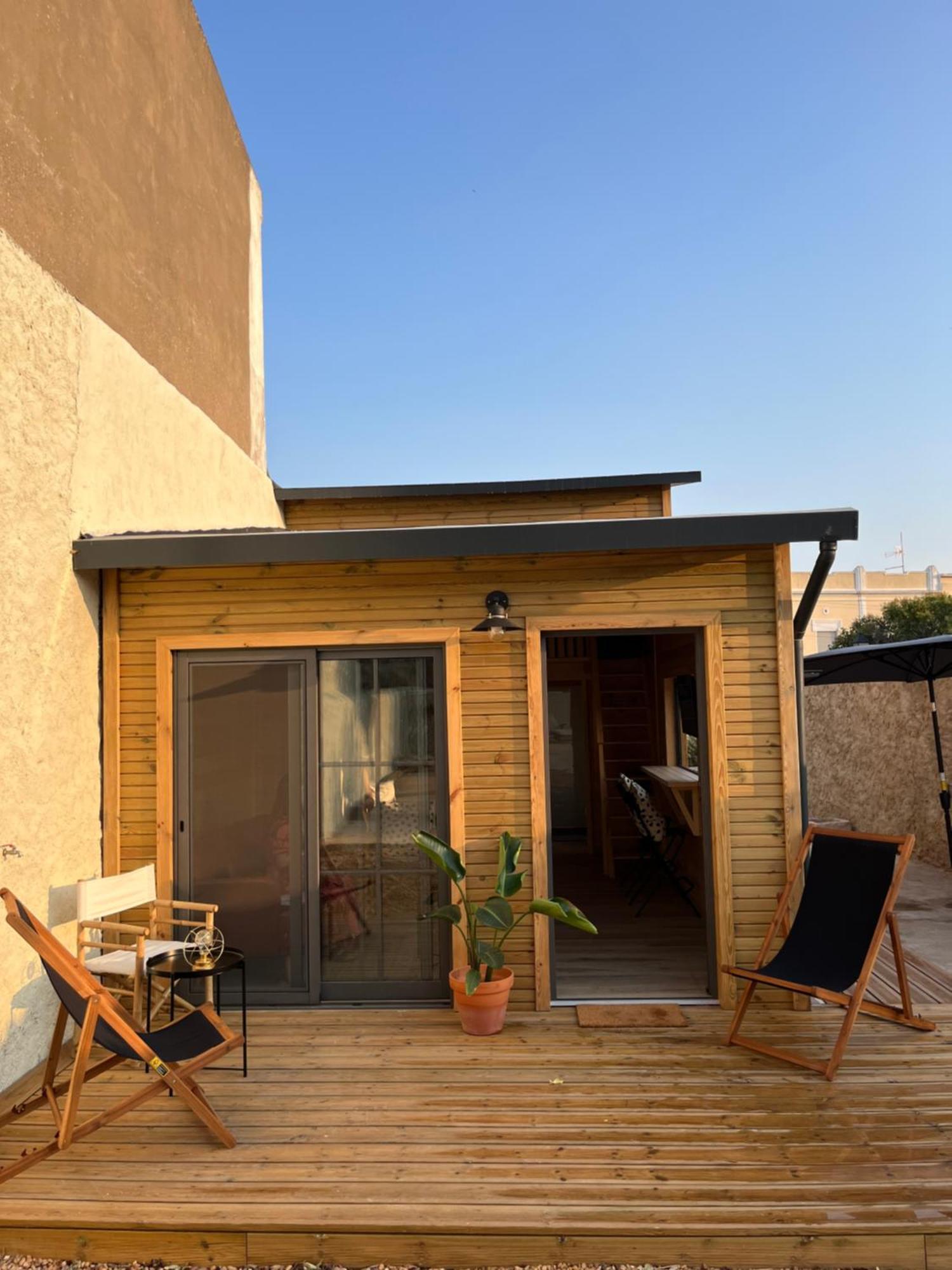 Santa Bárbara de Nexe Wood11 - Charming Tinyhouse In A Lovely Garden מראה חיצוני תמונה